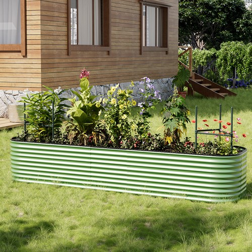 Metal garden raised beds veg - metal,