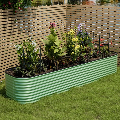 Garden metal raised vegetable - garden,