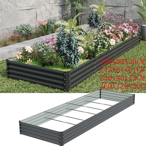 Metal raised garden - raised, bed