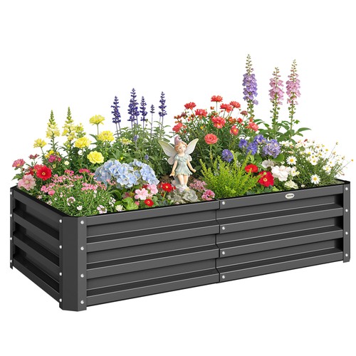 Outsunny 216l metal raised - 216l,