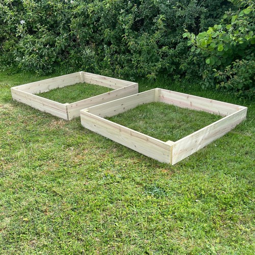 Wooden raised beds vegetable - raised,