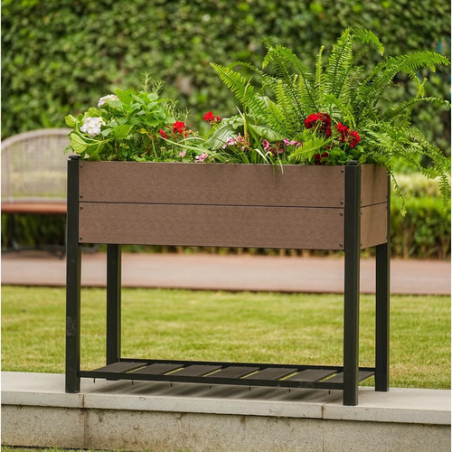 Raised garden bed - garden,