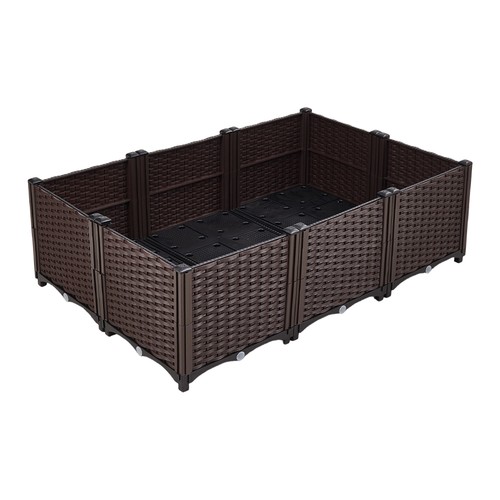 Raised garden bed - garden, plastic