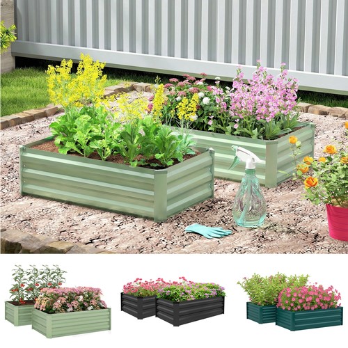 Galvanised raised beds - beds, for