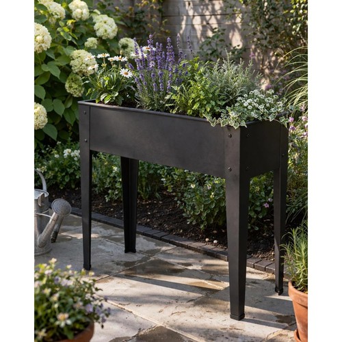 Metal raised garden bed - metal,