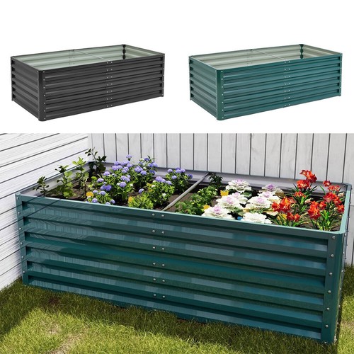 Garden raised bed galvanised - garden,