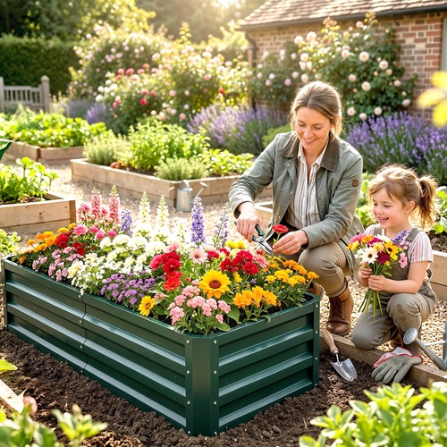 Raised beds for - for, garden
