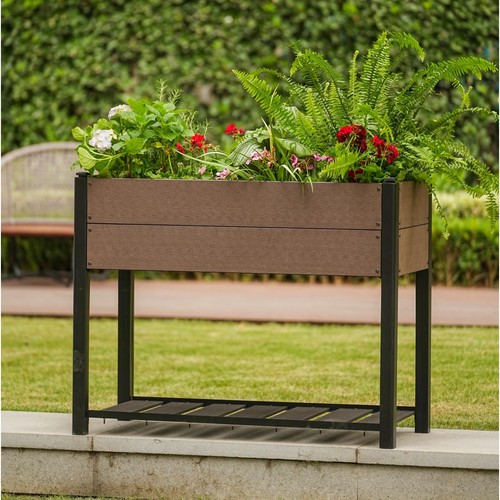 Raised garden bed with storage - raised,
