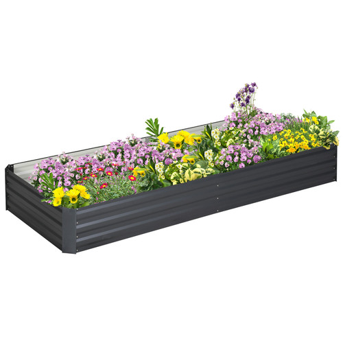 Outsunny galvanised raised - outsunny,