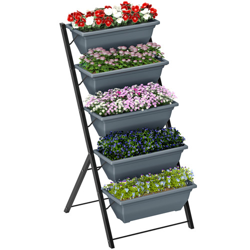 Outsunny tier raised - 5-tier, garden
