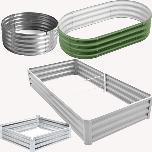 Galvanised steel raised - raised, garden