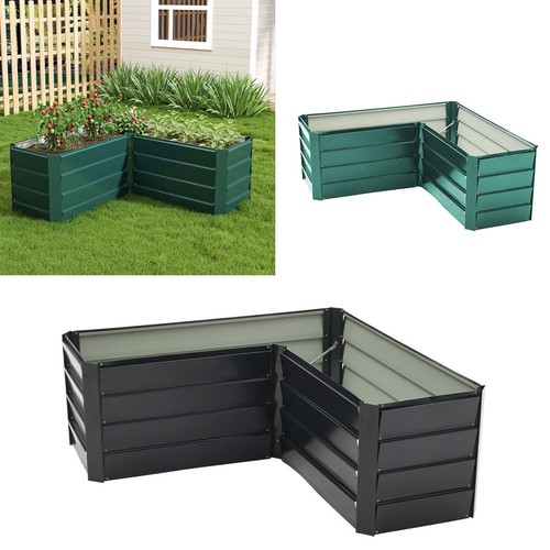 Metal raised vegetable planter - raised,