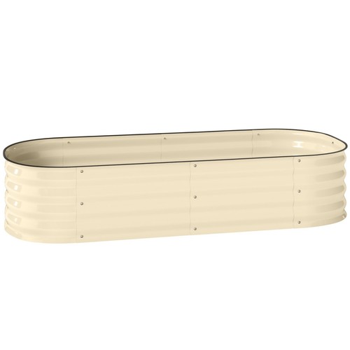 Galvanised raised garden bed - raised,