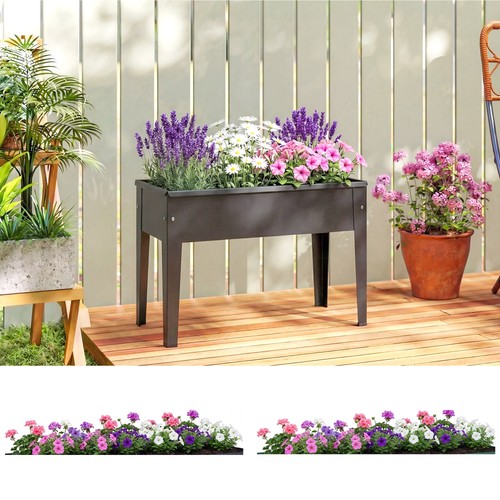 Raised planter metal - planter,,