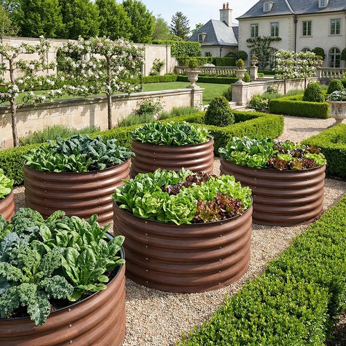 Yard garden metal raised - metal,