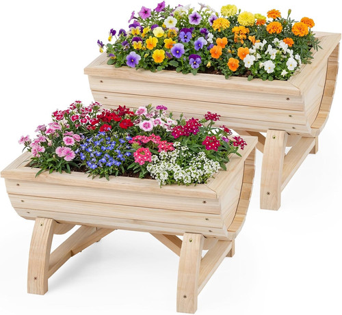Set raised garden bed - of,