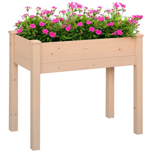 Outsunny garden wooden - garden, planter