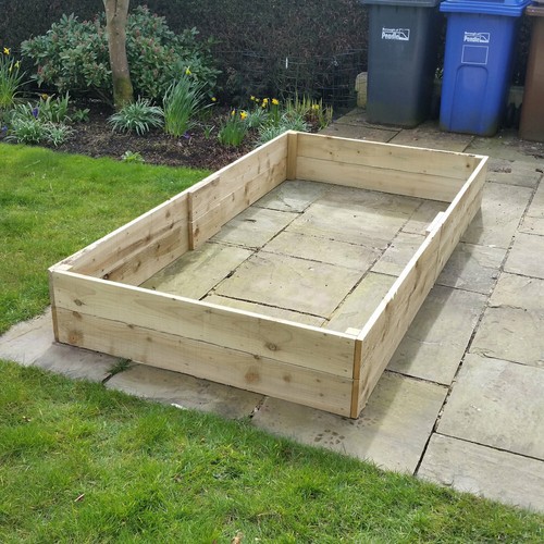 Wooden raised bed planter - raised,