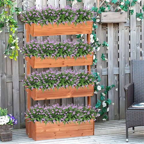 Large wooden raised bed - large,
