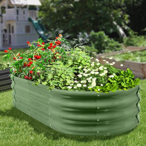 Garden metal raised vegetable - metal,