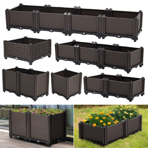 Large raised garden bed - garden,