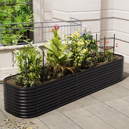 Metal garden raised bed - metal,