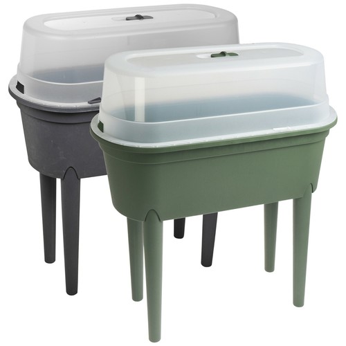 Elevated greenhouse plastic - greenhouse,