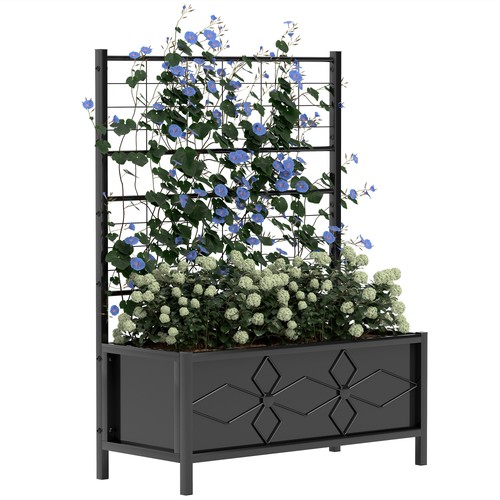 Outsunny metal raised garden - outsunny,