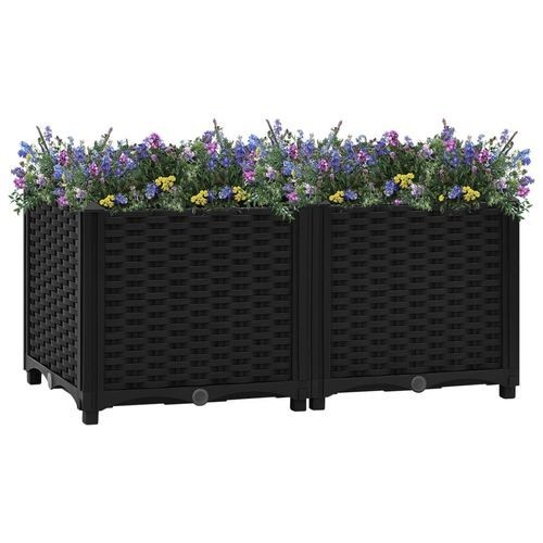 Raised bed black polypropylene - black,
