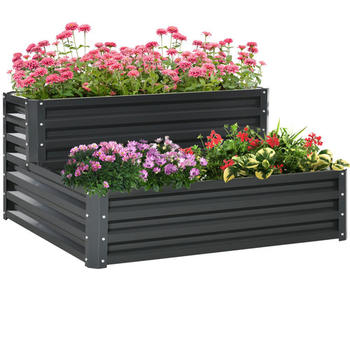 Outsunny tier galvanised - outsunny,
